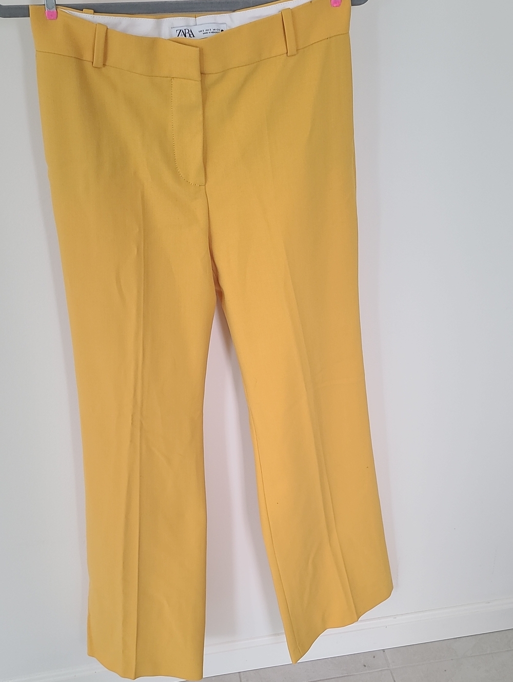 Yellow Zara Flared Trousers